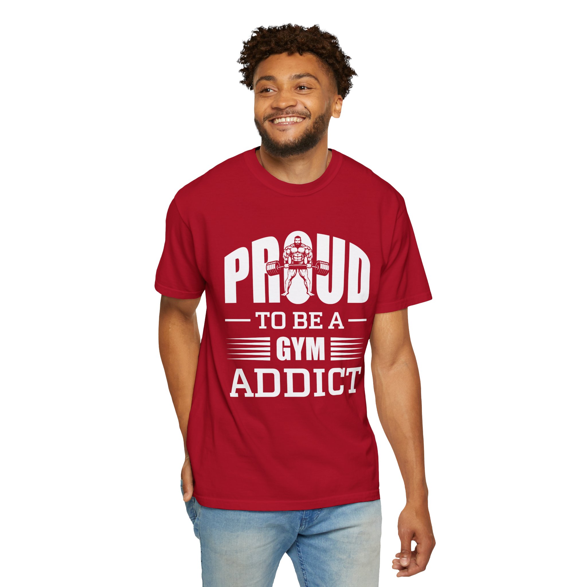 b2 - 6.20 - Proud to Be a Gym Addict T-Shirt – Bold Fitness Graphic Tee for Dedication, Strength & True Gym Lifestyle. - Image 54