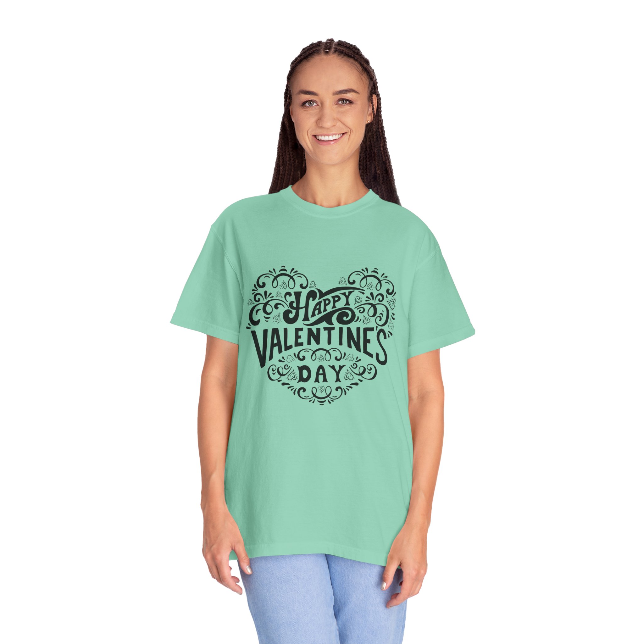 Valentine's Day Tee, Happy Valentine's Day Shirt, Unisex Love T-Shirt, Gift for Him/Her, Cute Couple Shirt - Image 27