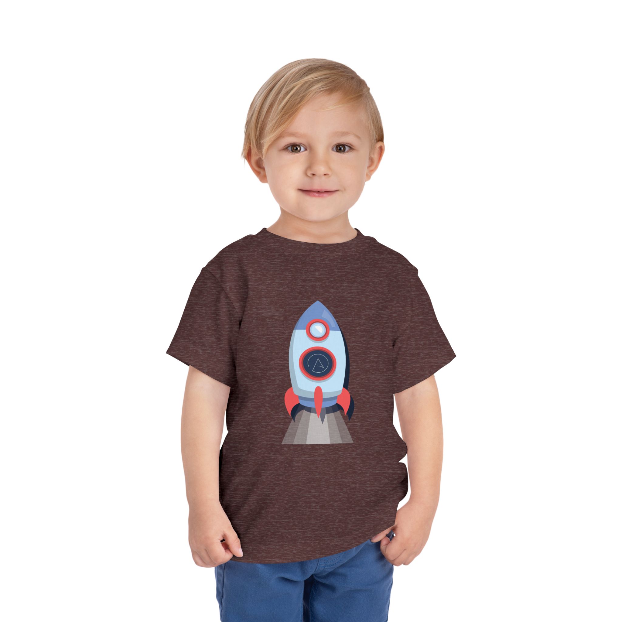 Cute Rocket Launch Space Toddler T-Shirt – Fun Space Adventure Graphic Tee for Kids, Boys & Girls. - Image 3