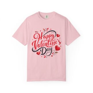 Happy Valentine’s Day Heart Design T-Shirt – Romantic Valentine Graphic Tee for Couples, Love Gift & Festive Wear. - Image 49