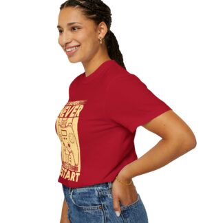 Gamer Controller t shirt for Gamers - Never Restart Gamer Controller Unisex Tee - Image 53