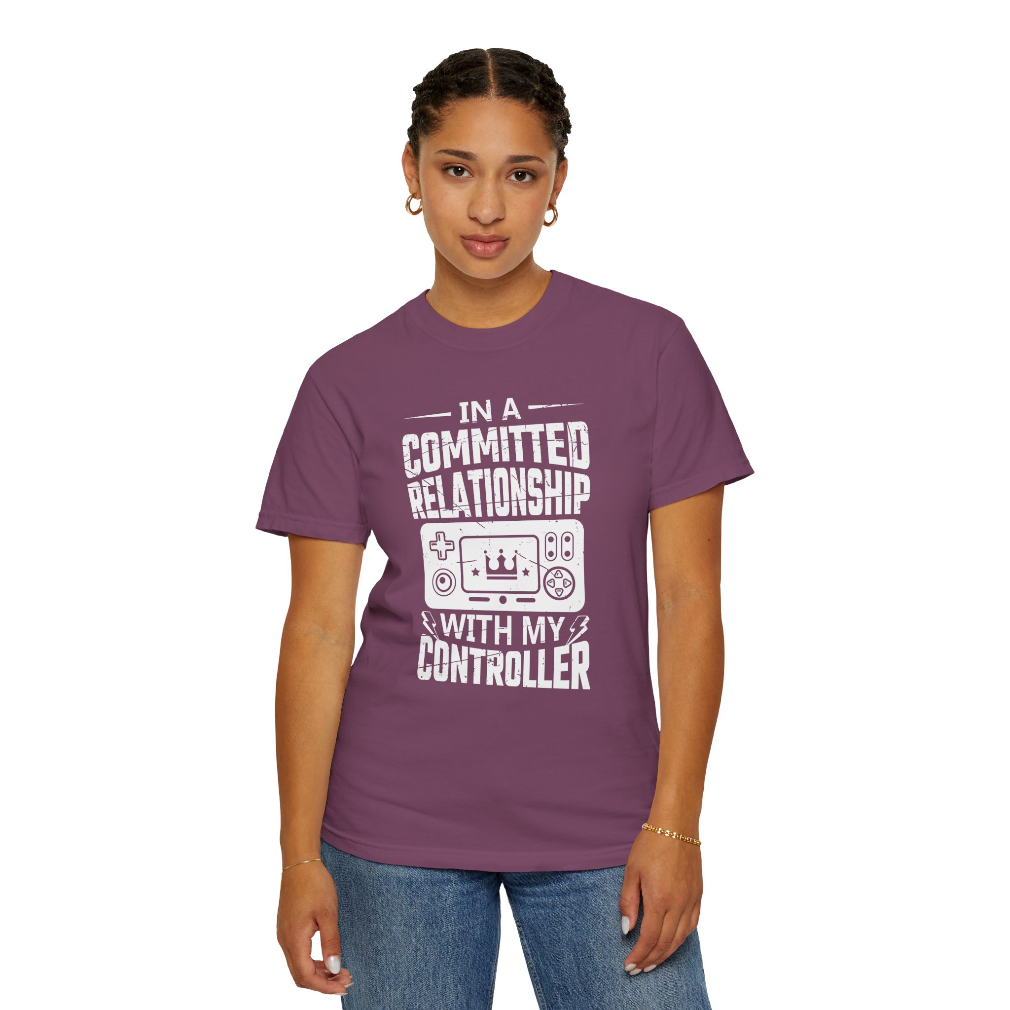 Committed to My Controller T-Shirt – Funny Gamer Graphic Tee for Video Game Lovers & Gaming Enthusiasts. - Image 52