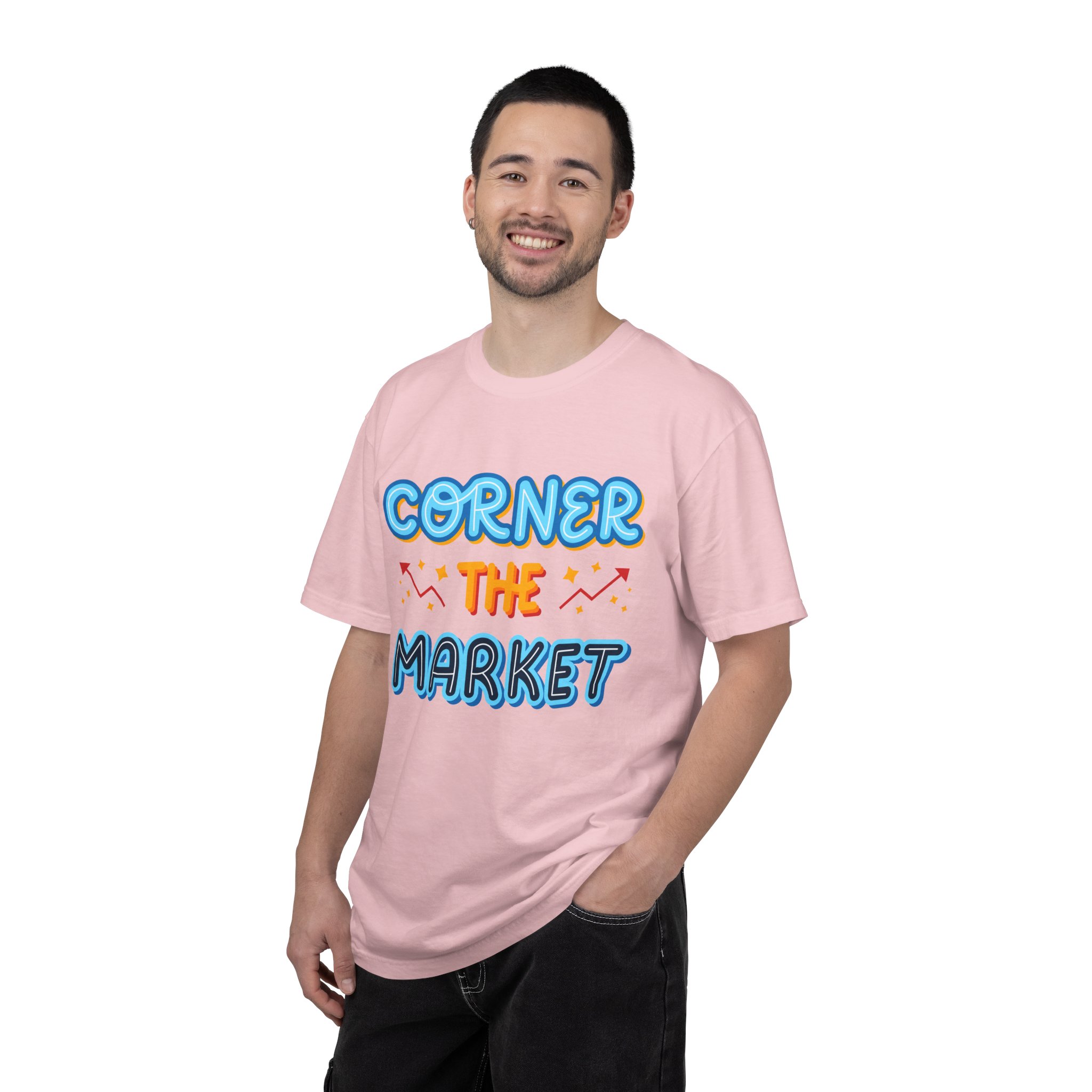b2 - 2.8c - Corner the Market T-Shirt – Retro Neon Graphic Tee for Ambition, Hustle & Bold Business Vibes. - Image 42