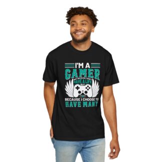 Game Controller Tshirt Gamer Style & Passion - I’m a Gamer Controller Wings Unisex Tee - Image 38