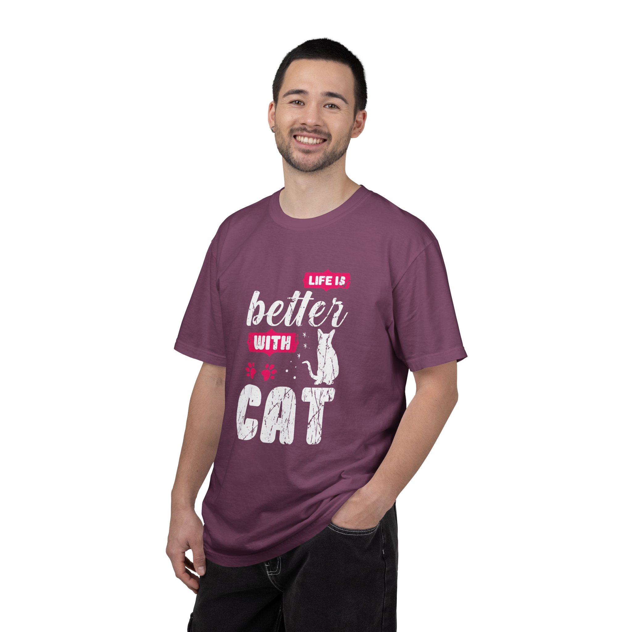 b2 - 5.17 - Life Is Better with Cat T-Shirt – Funny Cat Lover Graphic Tee for Cozy Vibes & Everyday Happiness. - Image 50