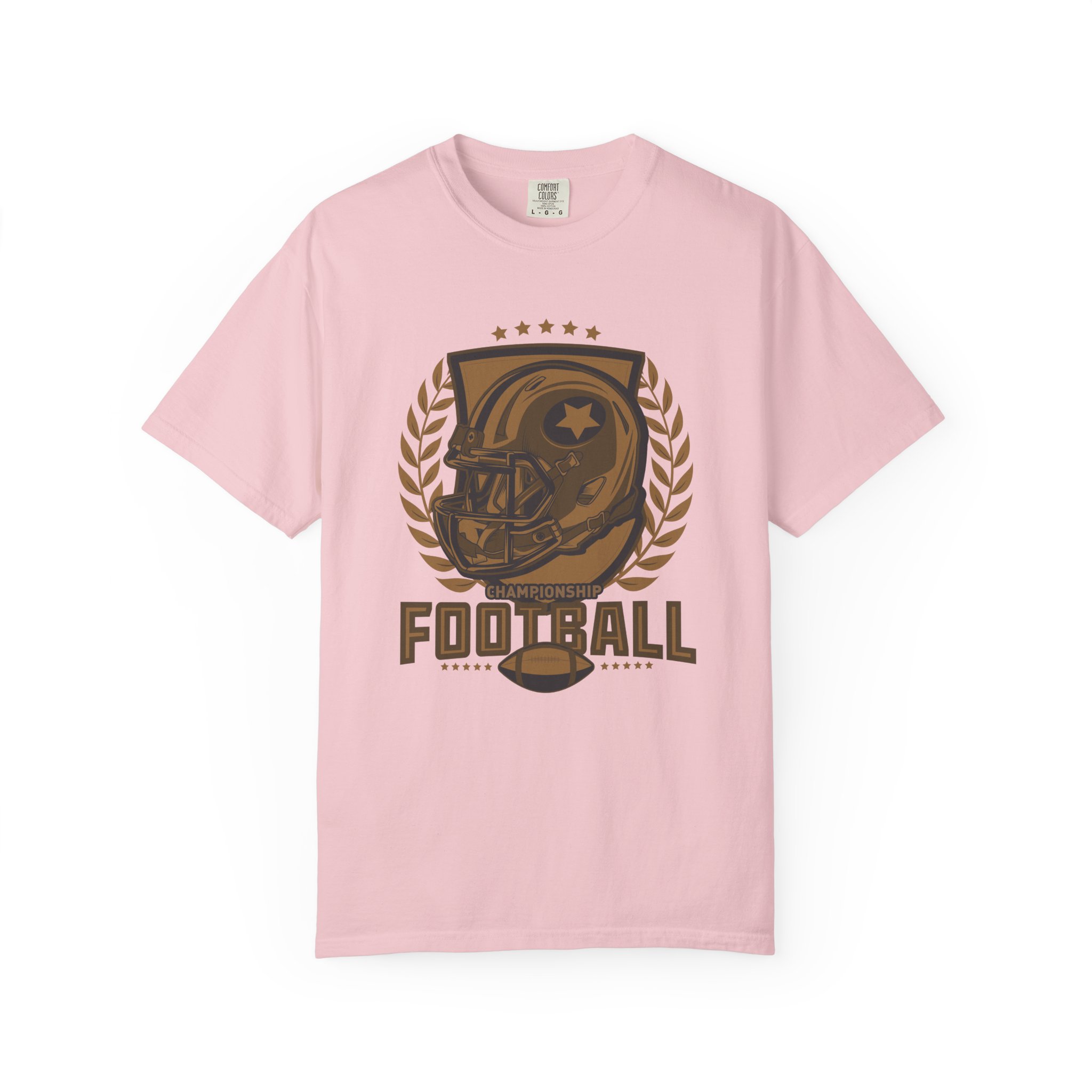 C - 16.14 - Football Unisex Garment-Dyed T-shirt | Casual Sports Apparel, Gift for Fans, Game Day Wear, Comfortable Everyday Style. - Image 49