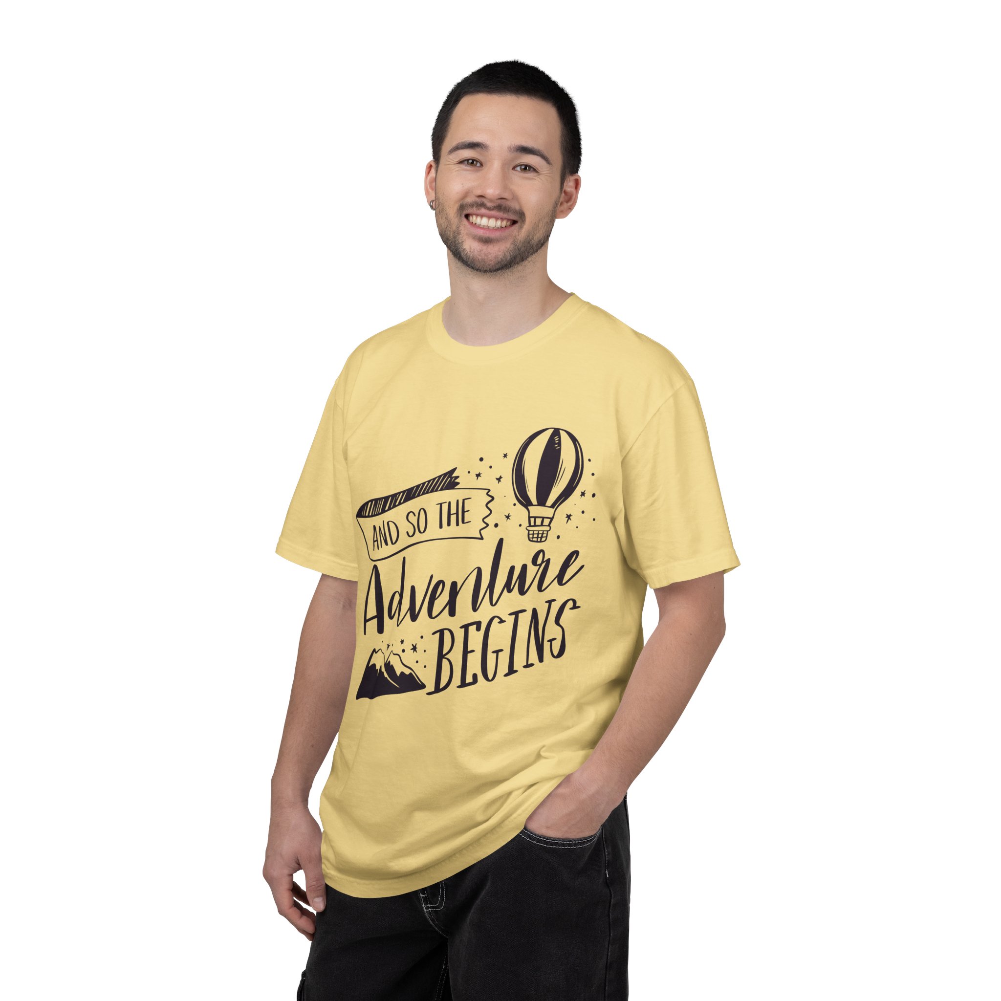 C - 14.1b - Adventure Begins Unisex T-Shirt, Travel Tee, Gift for Wanderlust, Adventure Apparel, Casual Wear, Explorer Top. - Image 18