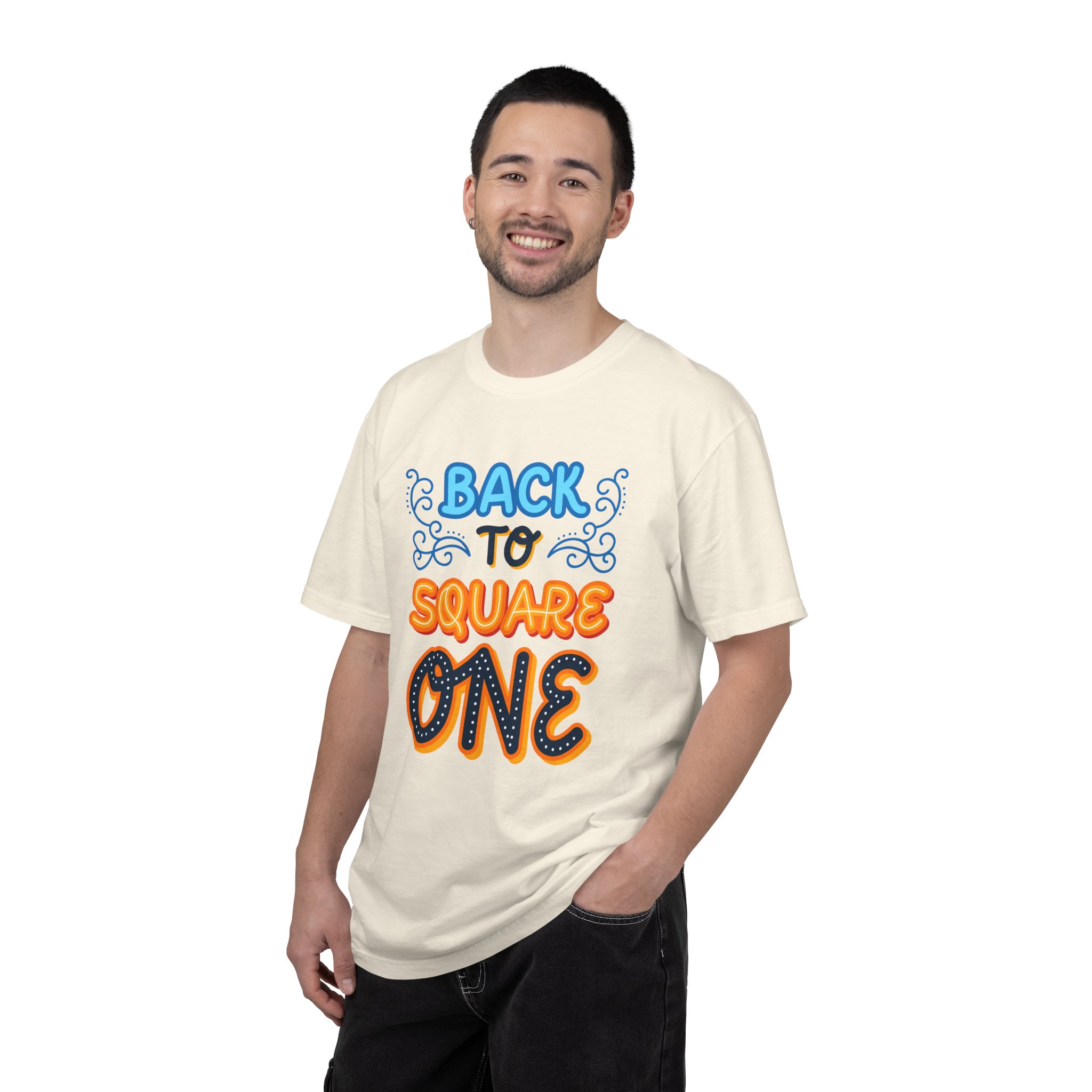 b2 - 2.8d - Back to Square One T-Shirt – Retro Fun Graphic Tee for Fresh Starts & Playful Everyday Vibes. - Image 10