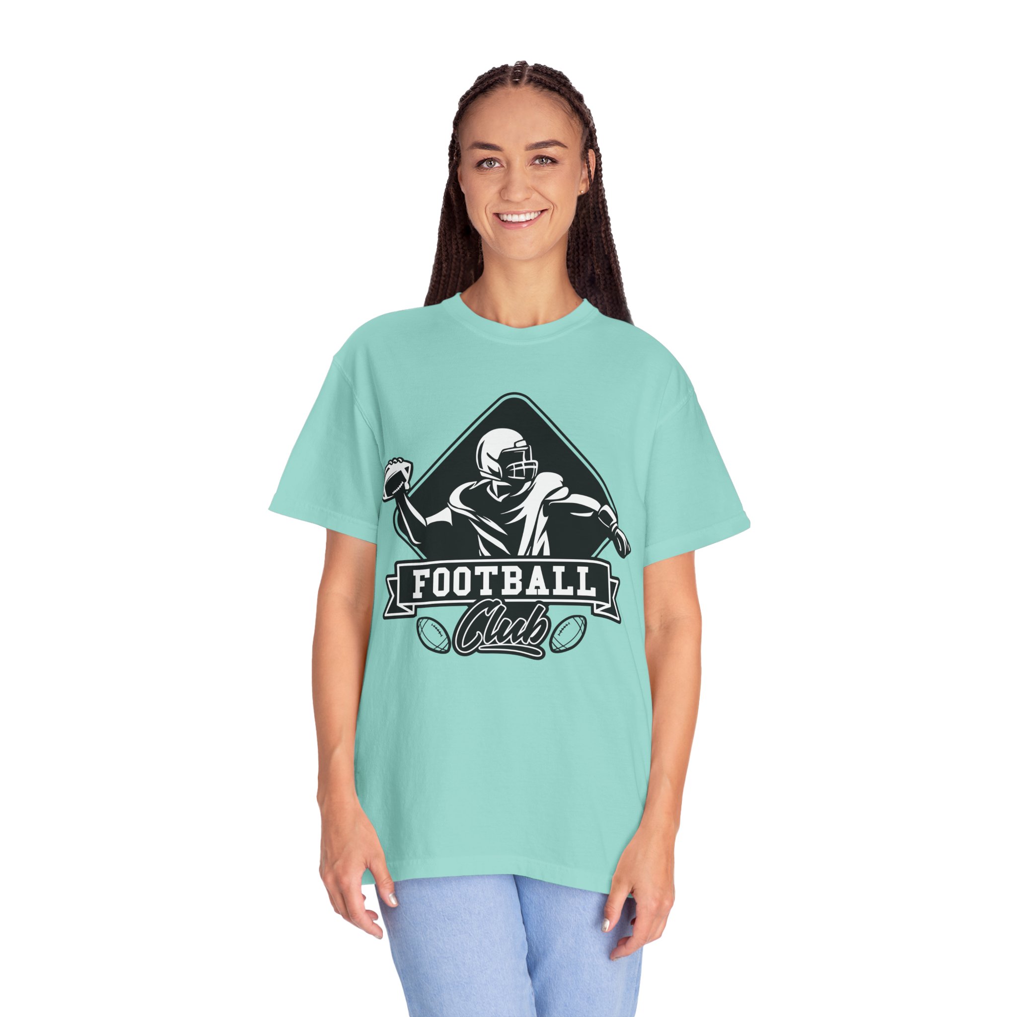 C - 16.15b - Football Club Unisex Garment-Dyed T-shirt | Casual Sportswear, Gift for Football Fans, Team Apparel, Perfect for Game Days. - Image 35