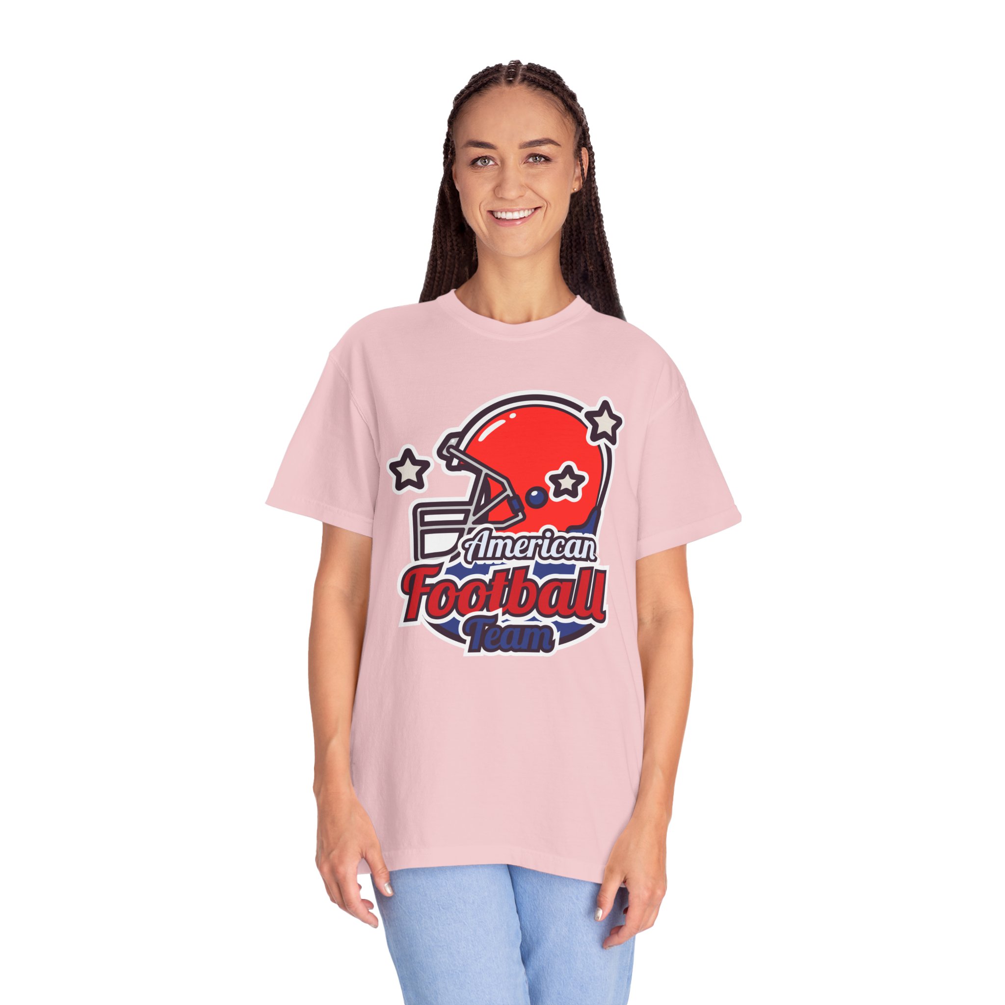 C - 16.13a - Authentic Football Team T-Shirt, Unisex Sports Tee, Garment Dyed Shirt, Game Day Apparel, Perfect for Football Fans, Casual Wear. - Image 43