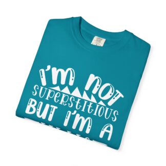 Funny sayings Tshirt - I’m Not Superstitious But I’m a Little Stitious Unisex Tee - Image 23
