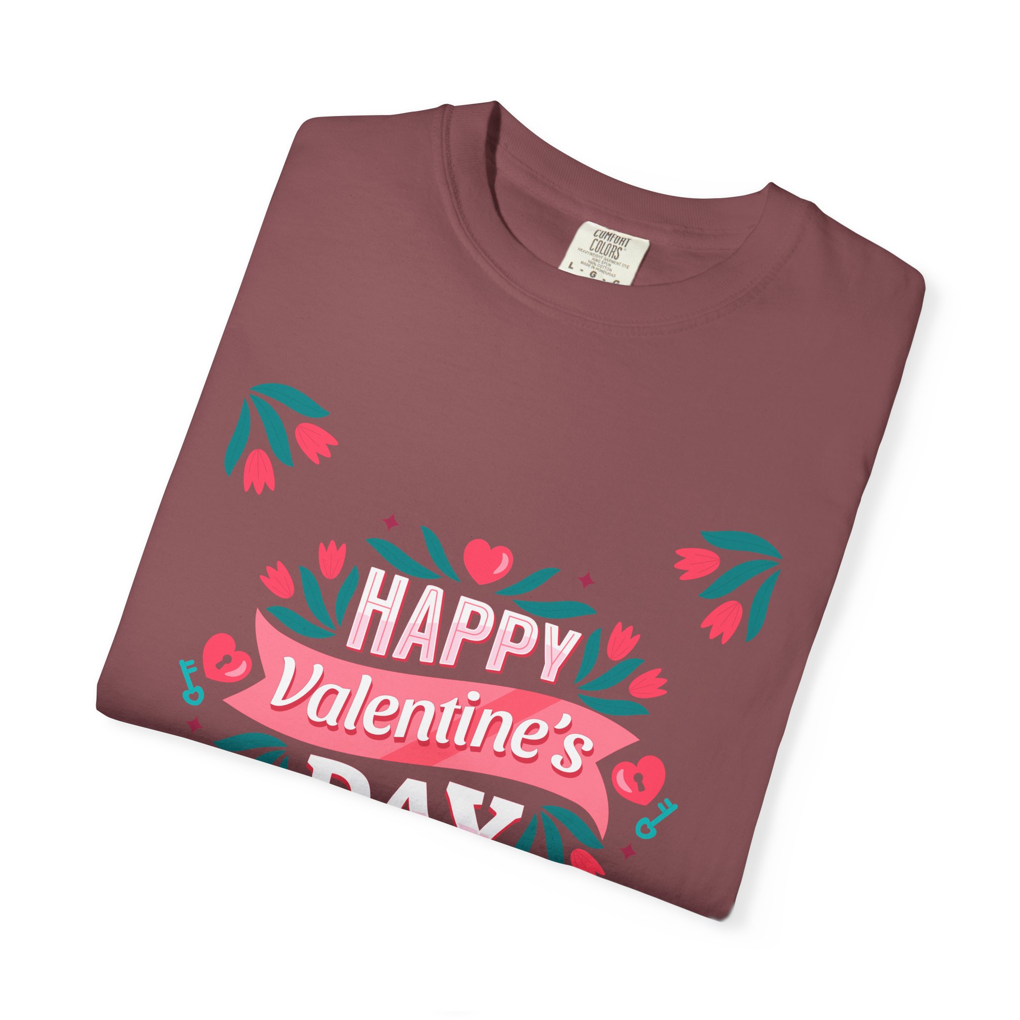 Unisex Valentine’s Day T-shirt, Cute Floral Graphic Tee, Gift for Him or Her, Casual Wear, Trendy Love Shirt. - Image 15