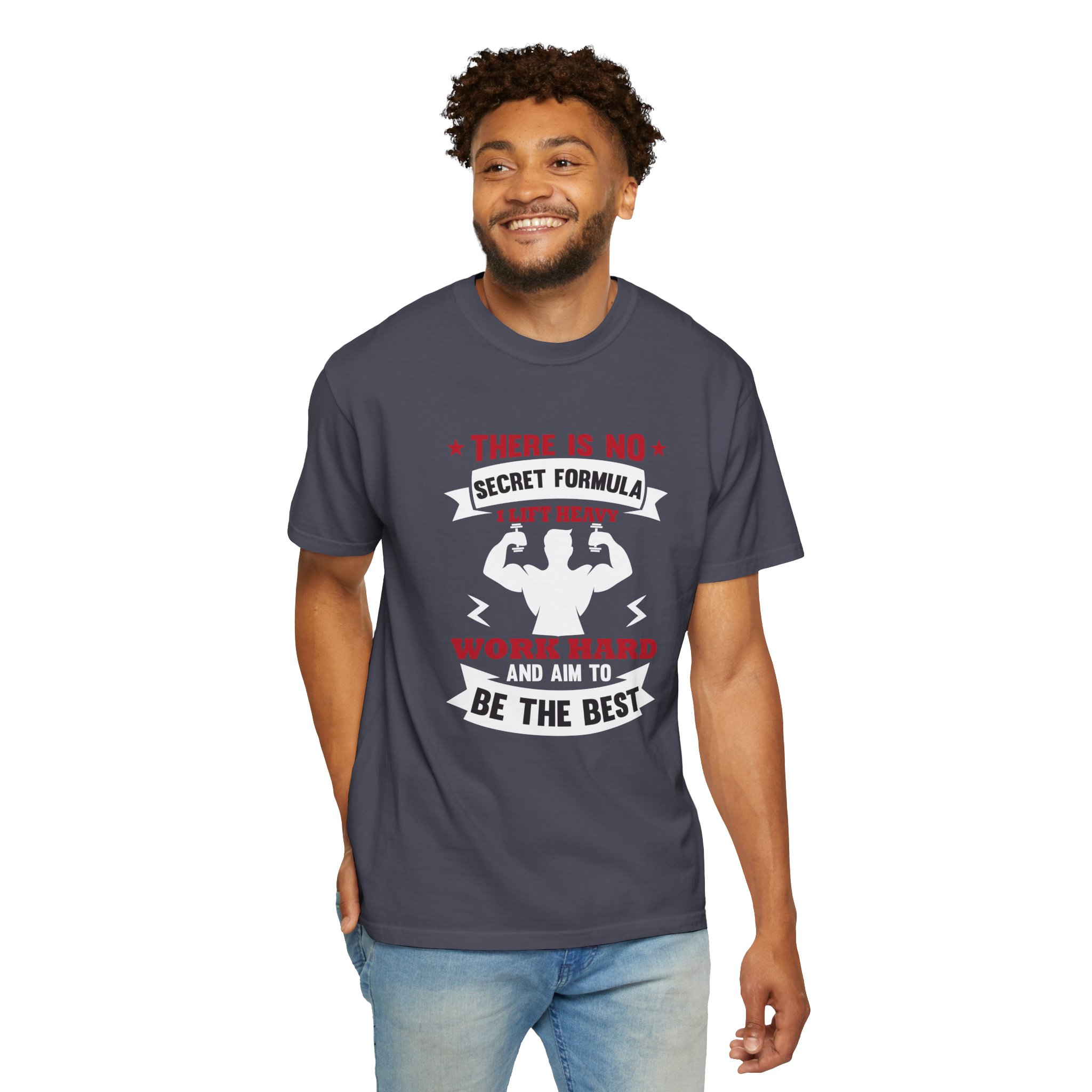 b2 - 6.13 - There Is No Secret Formula T-Shirt – Motivational Fitness Graphic Tee for Hard Work, Discipline & Real Results. - Image 46