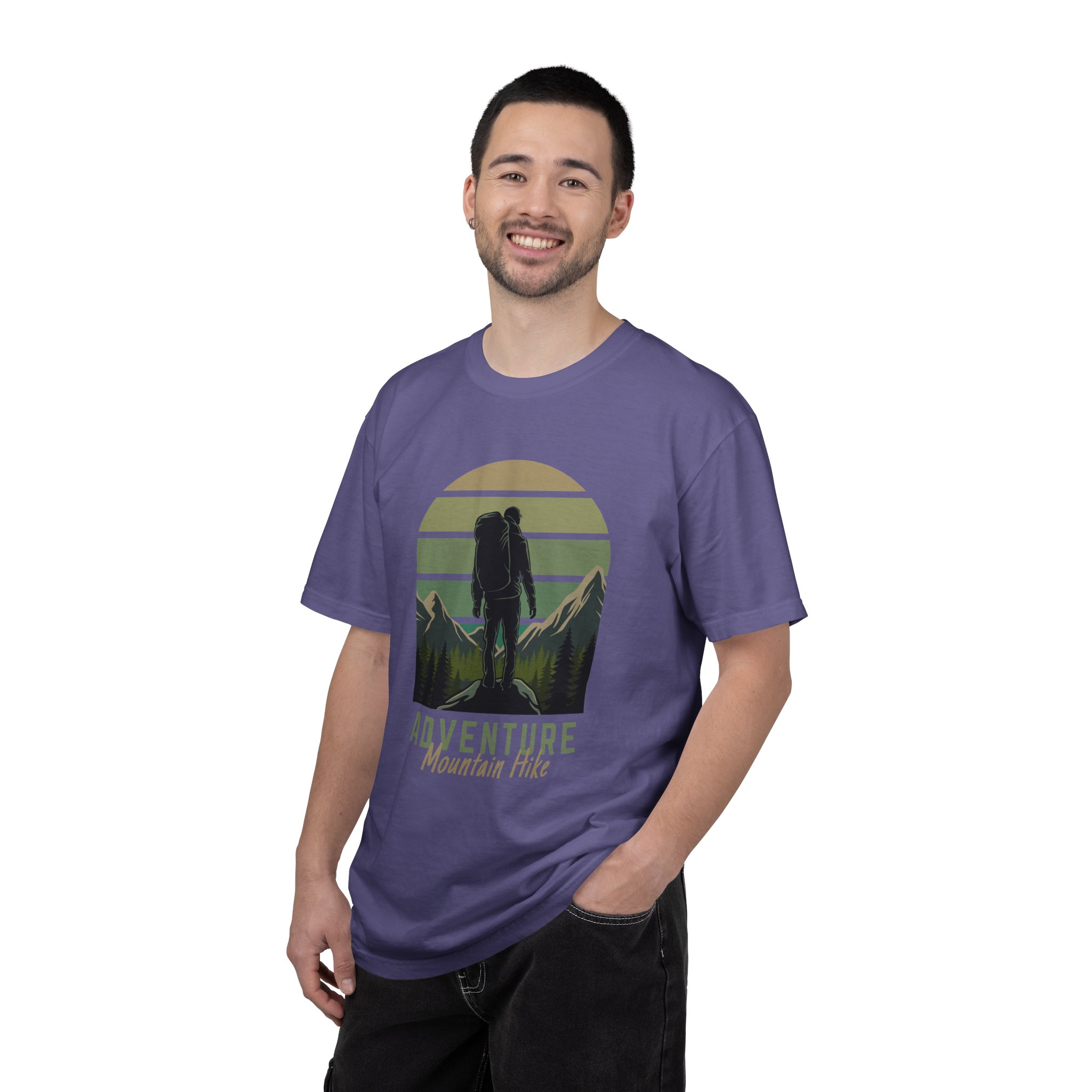 Adventure Mountain Hike T-Shirt | Unisex Garment-Dyed Tee | Nature Lover Gift | Outdoor Adventure Apparel | Hiking Outfit. - Image 34