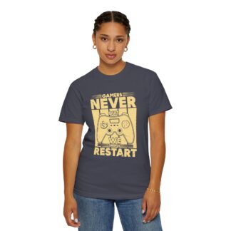 Gamer Controller t shirt for Gamers - Never Restart Gamer Controller Unisex Tee - Image 28