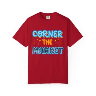 Retro sarcastic tee for Bold Ambition - Corner the Market Unisex Tee - Image 49