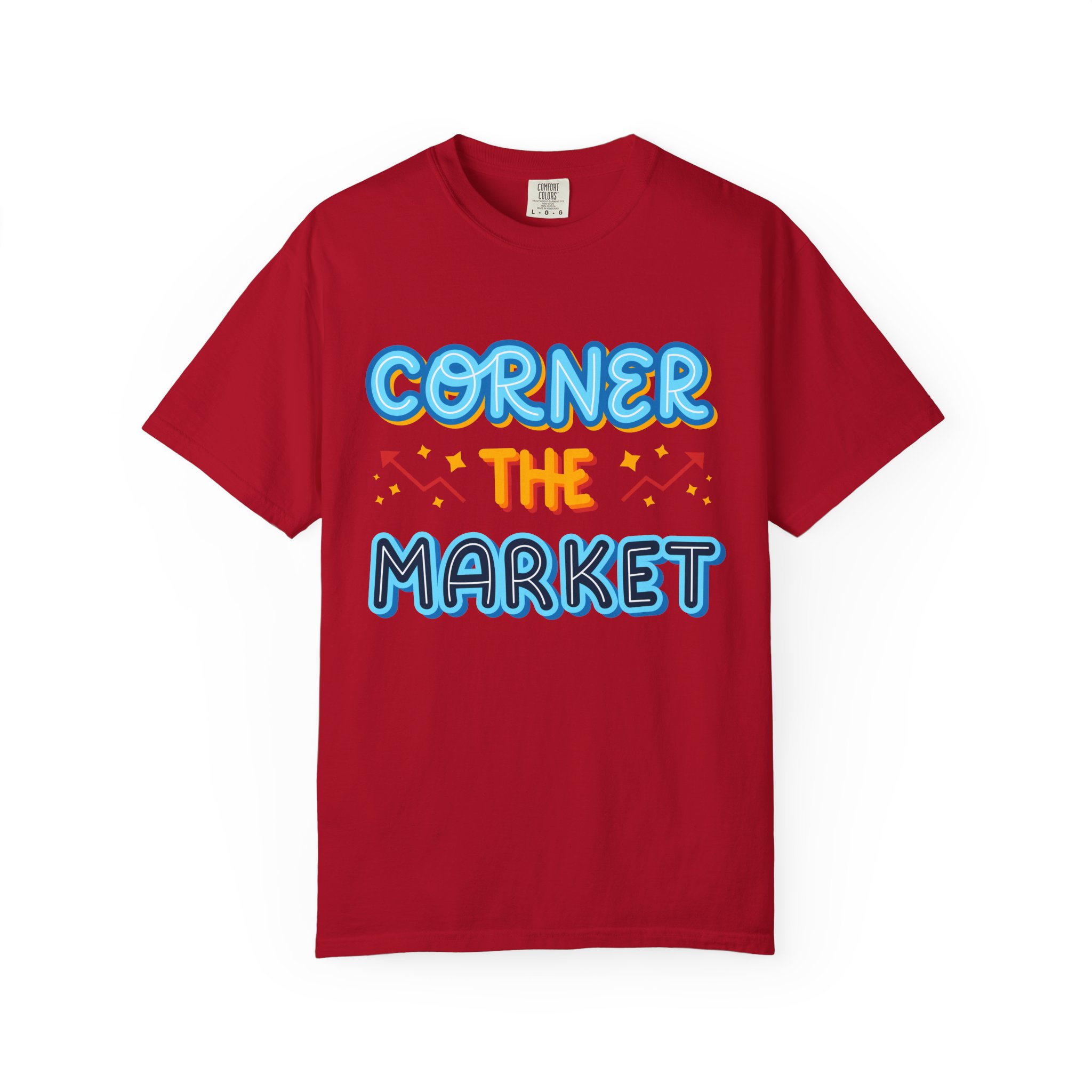 b2 - 2.8c - Corner the Market T-Shirt – Retro Neon Graphic Tee for Ambition, Hustle & Bold Business Vibes. - Image 49