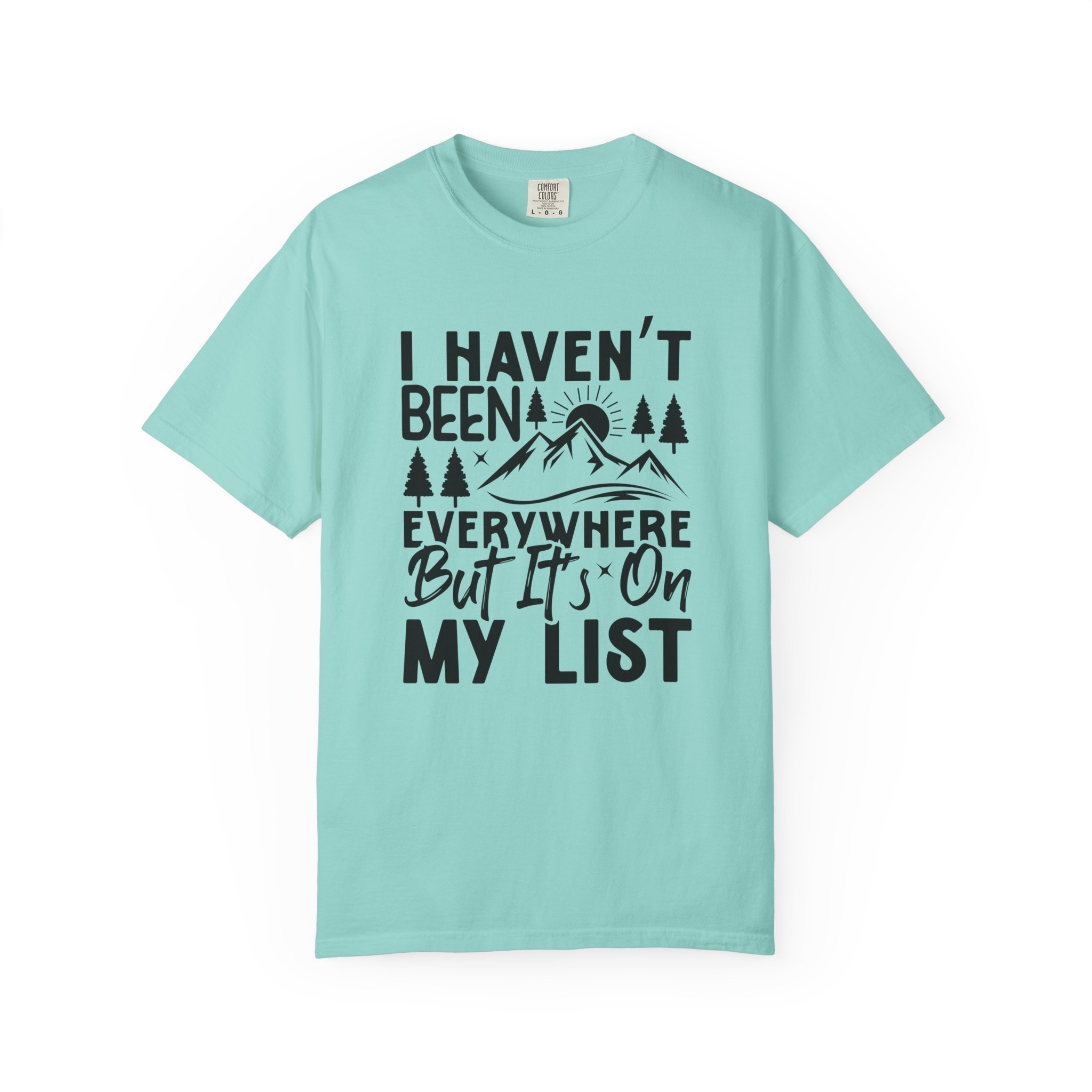 Adventure List T-Shirt, Unisex Garment-Dyed Tee, Travel Shirt, Gift for Explorers, Hiking Apparel, Outdoor Enthusiast Top. - Image 33
