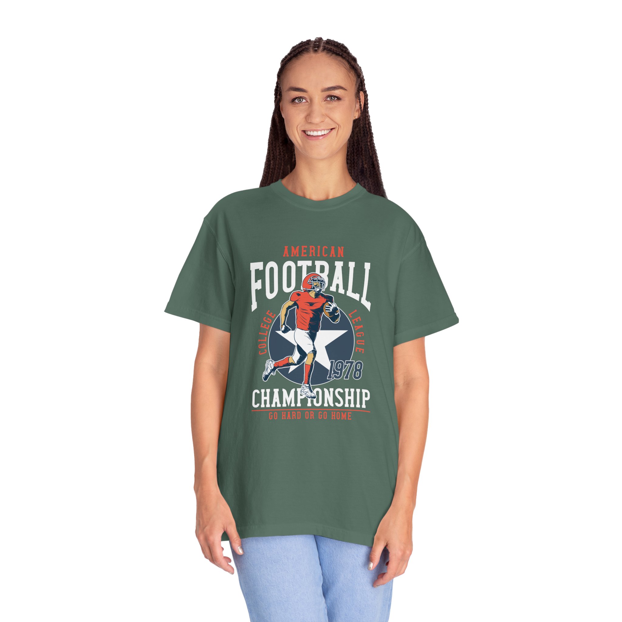 C - 16.19 - Vintage Football Championship T-Shirt, Sports Tee, Unisex Apparel, Gift for Football Fans, Casual Wear, Retro Style, Game Day Shir. - Image 11