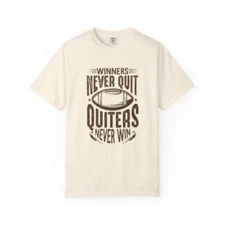 Sporty Motivational T-Shirt for Winners - Perfect for Athletes, Coaches, Game Days, and Sports Events.