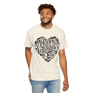 Happy Valentine’s Day Script Heart T-Shirt – Romantic Love Graphic Tee for Couples, Gift Giving & Festive Celebration. - Image 14