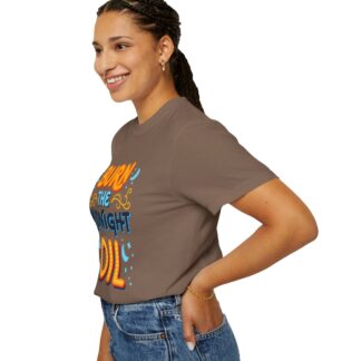 Bold motivational quote tee - Burn the Midnight Oil Unisex Tee - Image 21