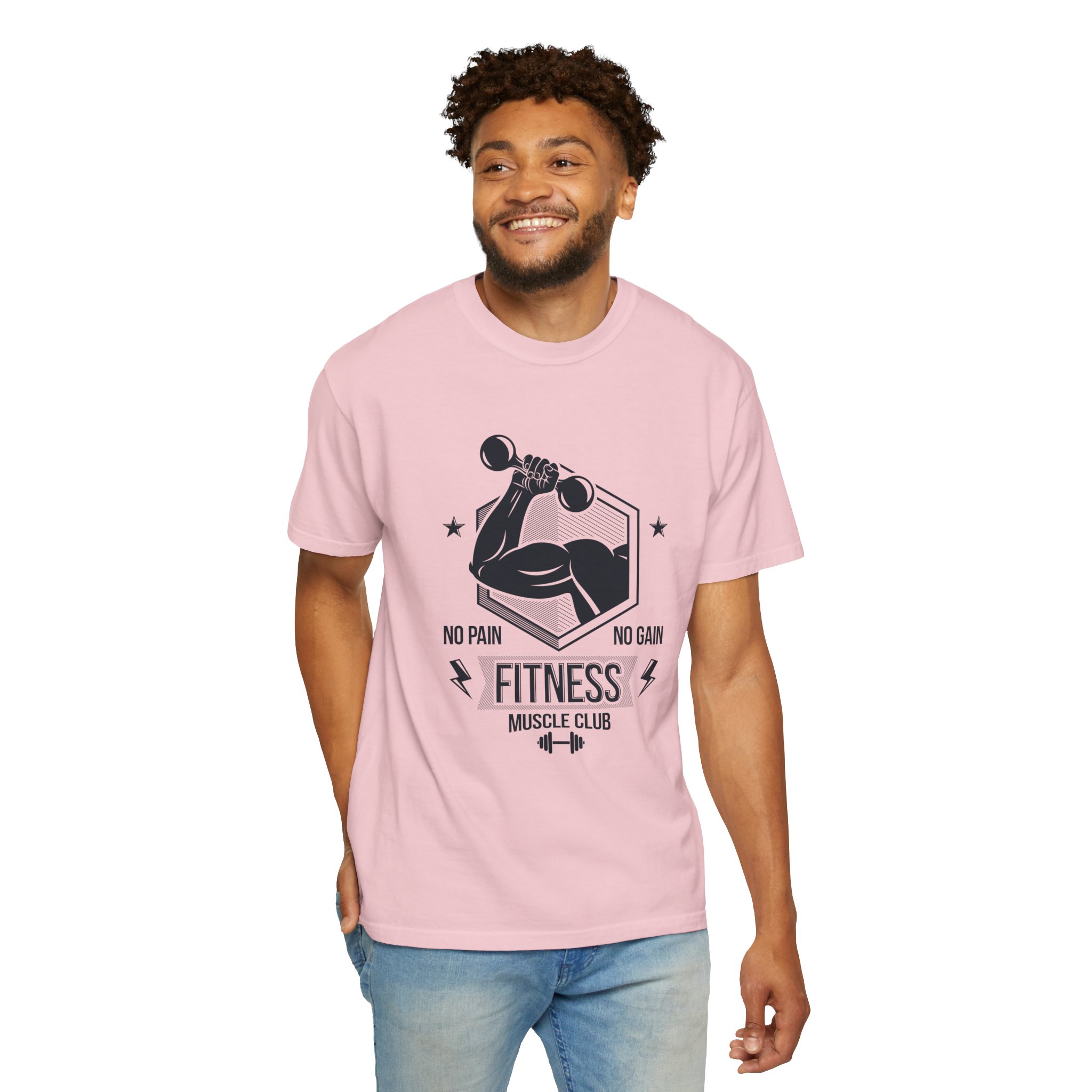 Fitness Muscle Club T‑Shirt — "No Pain No Gain" Gym Workout Tee. - Image 54
