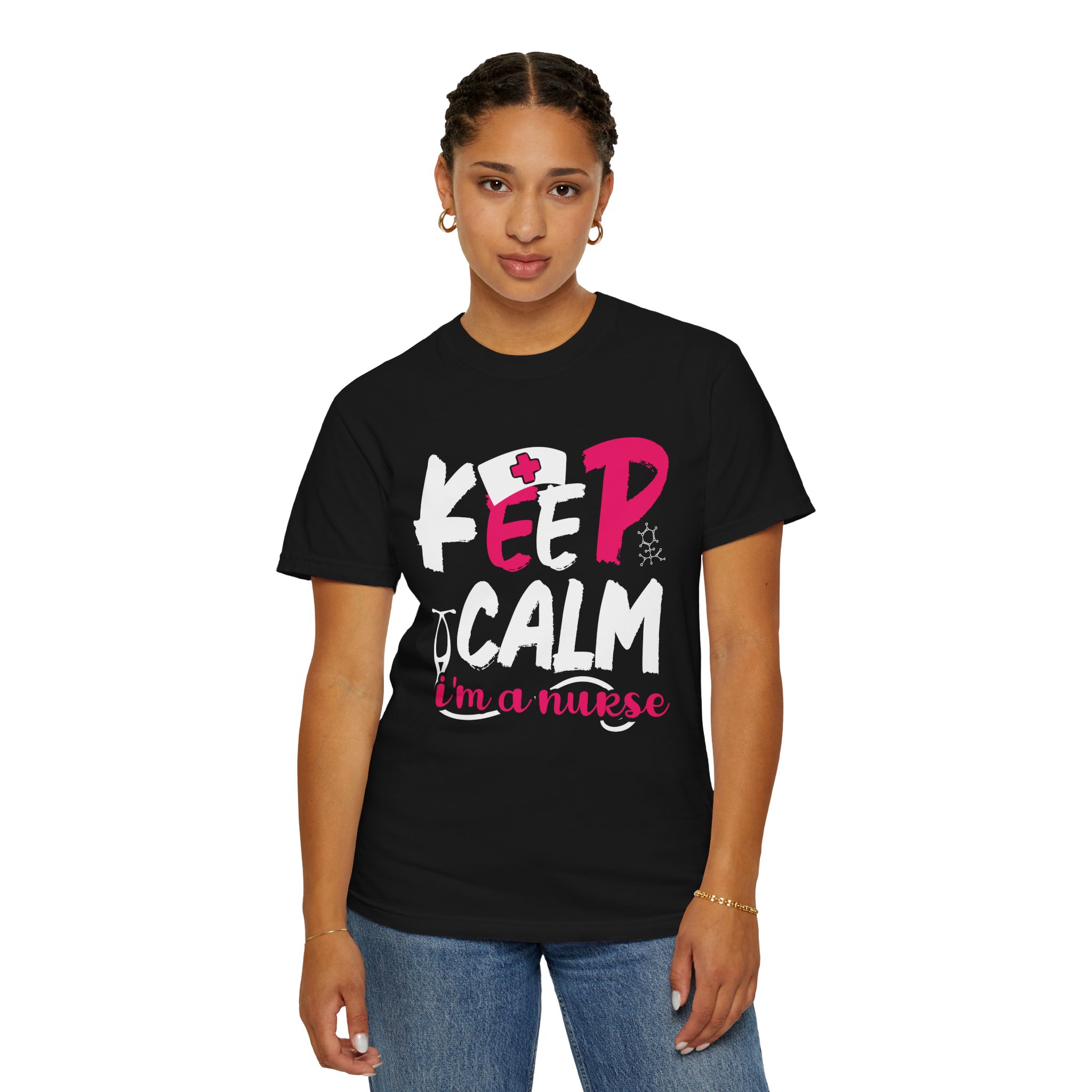 Nurse T-Shirt, Keep Calm Shirt, Gift for Nurses, Medical Humor Tee, Healthcare Appreciation. - Image 4