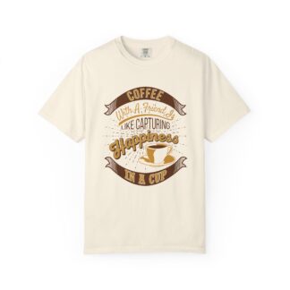 Vintage coffee lover tshirt for Coffee Moments - Capturing Happiness In a Cup Unisex Tee - Image 9