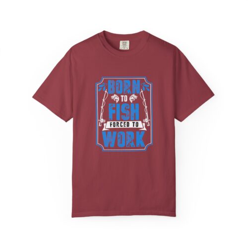 Born to Fish T-shirt, Unisex Fishing Tee, Outdoor Adventure Shirt, Gift for Fishermen, Casual Wear for Nature Lovers.