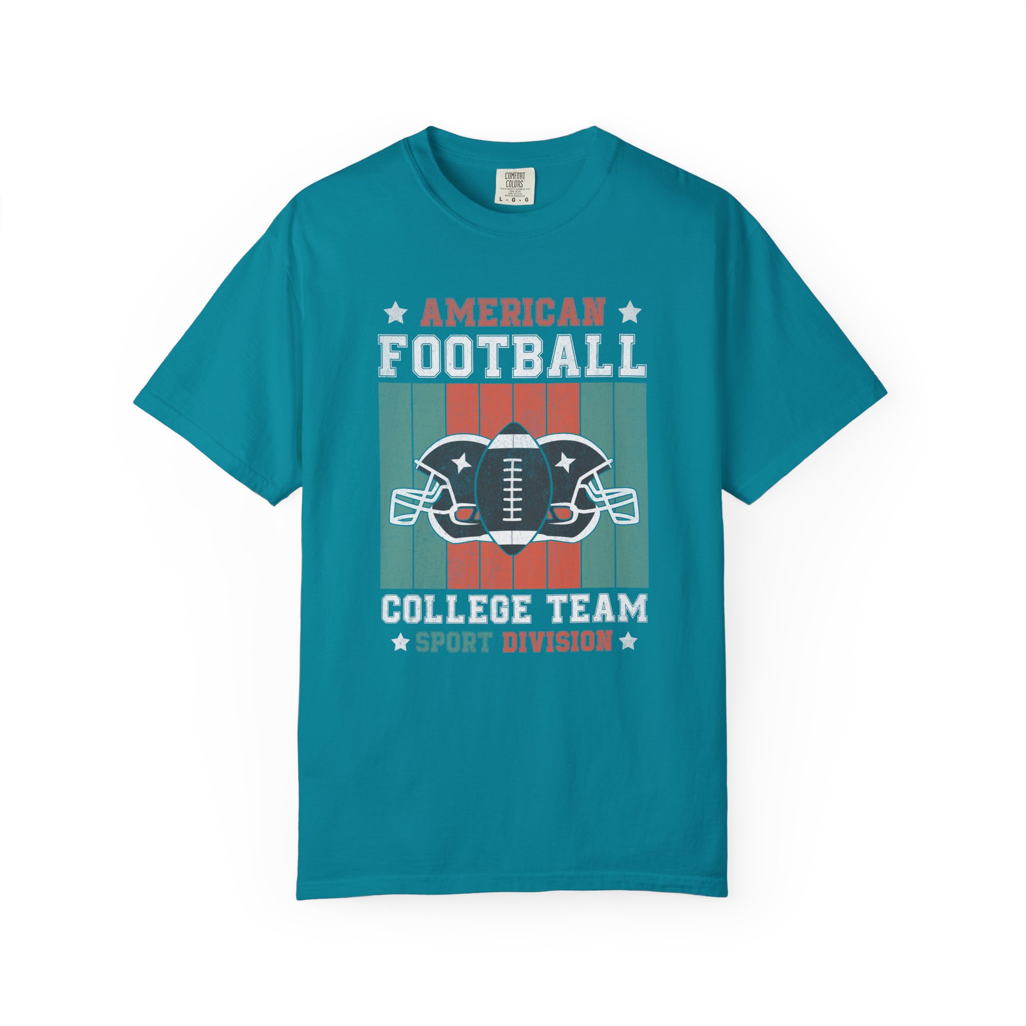 C - 16.16 - American Football College Team Unisex Garment-Dyed T-Shirt, Sports Fan Tee, Game Day Shirt, Gift for Football Lovers. - Image 17