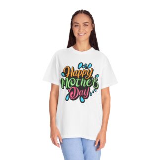 Happy Mother’s Day Colorful Hand-Lettered T-Shirt – Cute Mom Gift Graphic Tee, Celebration Wear & Gift Giving. - Image 11