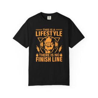 This Is a Lifestyle There Is No Finish Line T-Shirt – Motivational Running Graphic Tee for Endurance, Commitment & Active Living. - Image 33