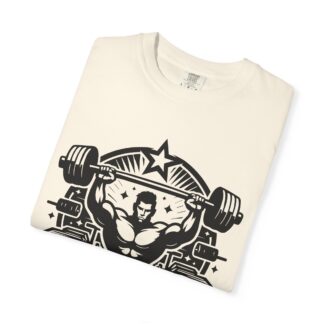 Gym Weightlifting T-Shirt – Retro Barbell Strength Graphic Tee for Powerlifting, Training & Classic Fitness Style. - Image 23