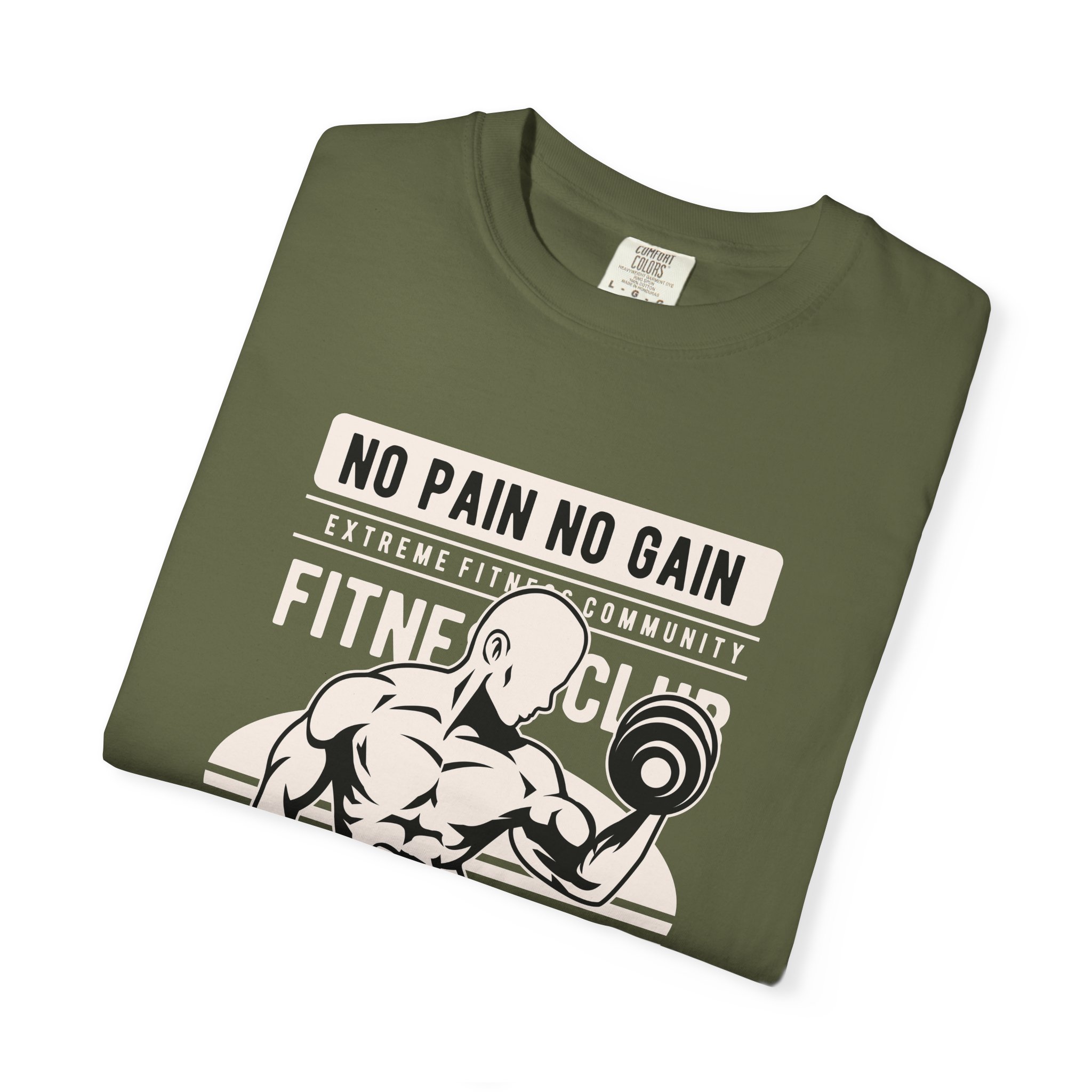 Fitness Motivation T-Shirt, Workout Tee, Gym Gear, Gift for Lifters, Unisex Casual Top, No Pain No Gain Design. - Image 14