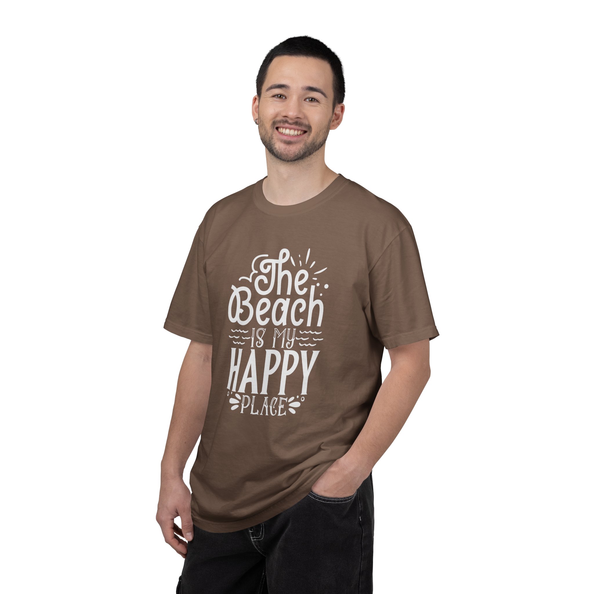C - 13.6 - Beach-Themed Garment-Dyed T-Shirt, Perfect for Summertime, Vacation Wear, Casual Outings, Gifts for Sunshine Lovers. - Image 18