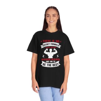 There Is No Secret Formula T-Shirt – Motivational Fitness Graphic Tee for Hard Work, Discipline & Real Results. - Image 3