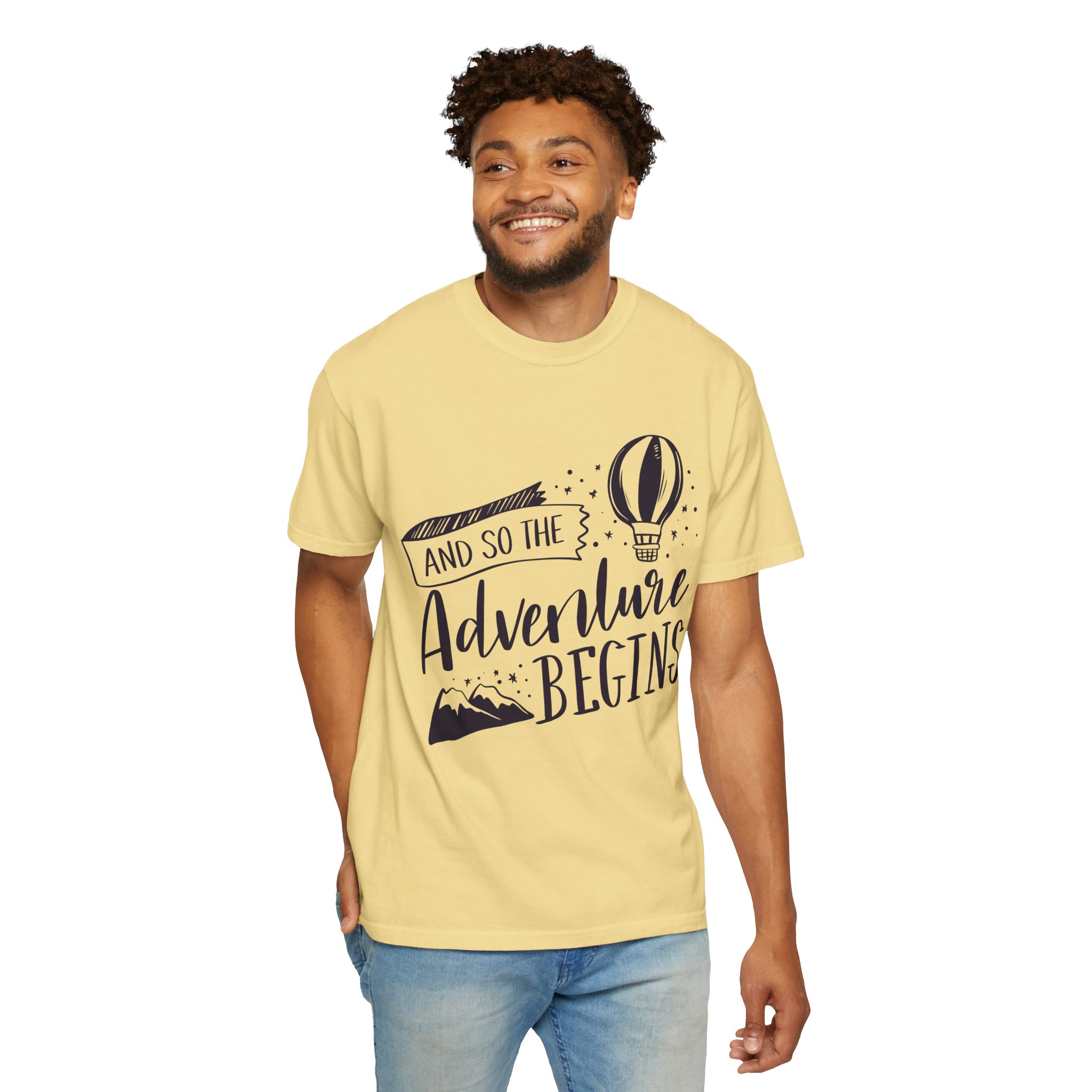 C - 14.1b - Adventure Begins Unisex T-Shirt, Travel Tee, Gift for Wanderlust, Adventure Apparel, Casual Wear, Explorer Top. - Image 22