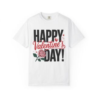 C - 8.18 - Unisex Happy Valentine's Day T-Shirt, Romantic Gift, Cute Valentine's Apparel, Casual Love Shirt, Perfect for Couples.