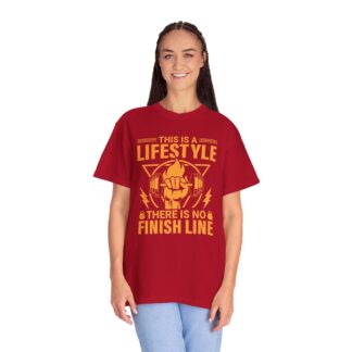 This Is a Lifestyle There Is No Finish Line T-Shirt – Motivational Running Graphic Tee for Endurance, Commitment & Active Living. - Image 51