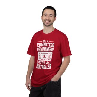 Funny gamer T-shirt - Committed to My Controller Unisex Tee – Funny Gamer Graphic Tee for Video Game Lovers & Gaming Enthusiasts. - Image 2