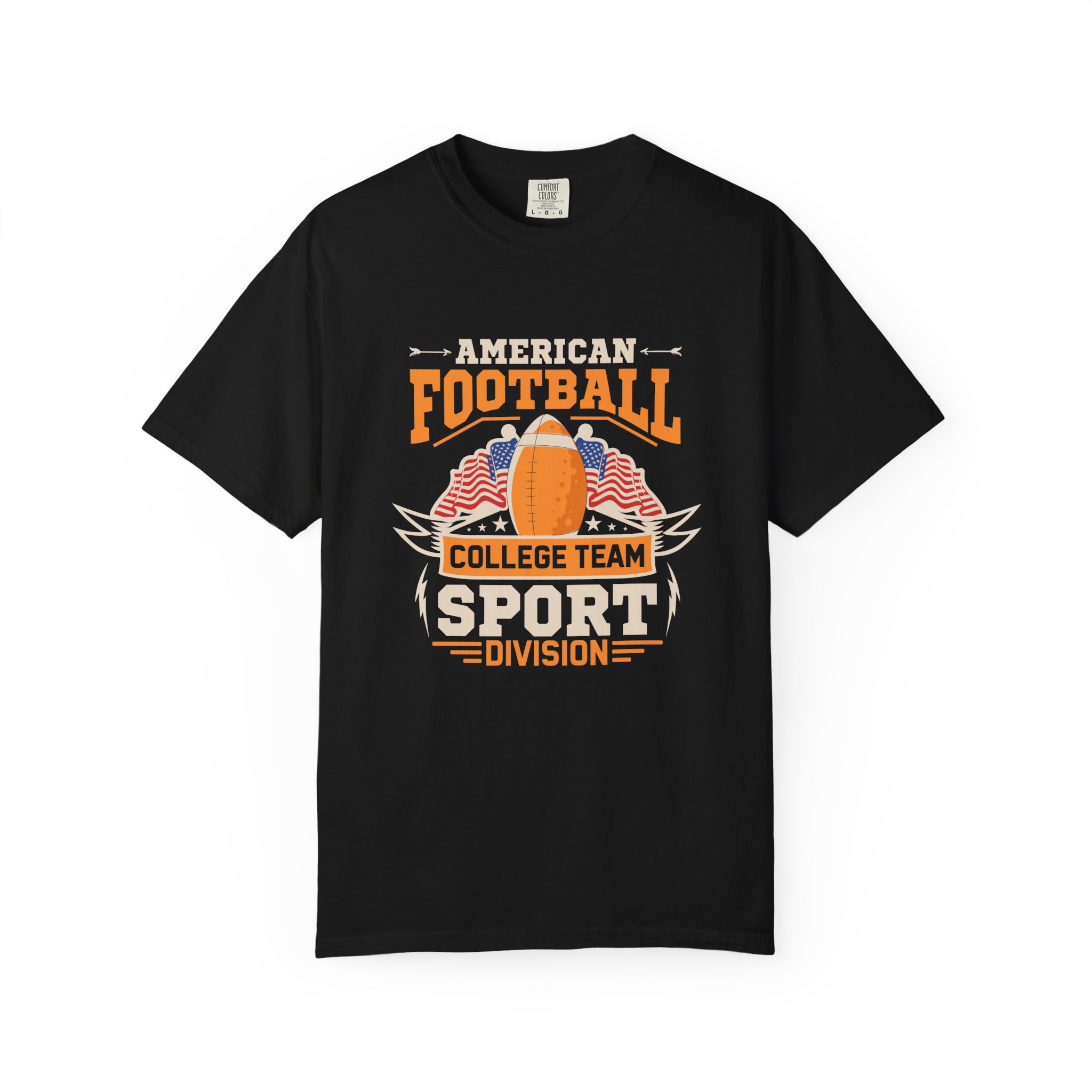 American Football Unisex Garment-Dyed T-Shirt, Perfect for Game Day, Sports Fan Gift, Tailgate Party, College Team Merchandise. - Image 9