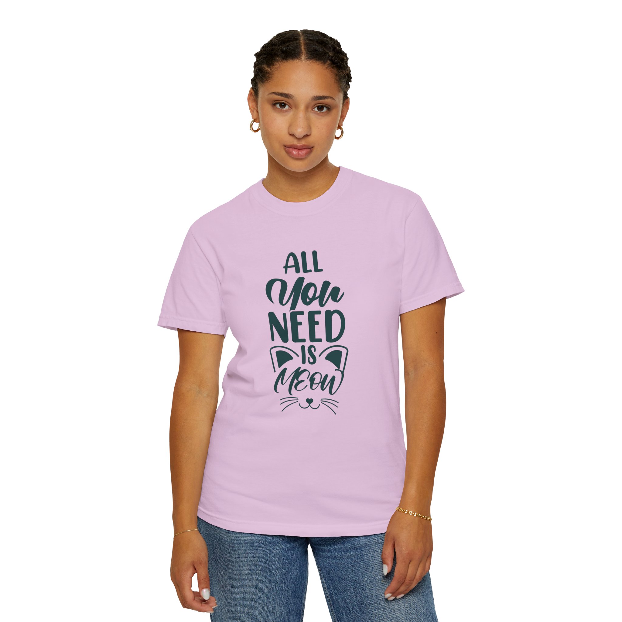 All You Need Is Meow T-Shirt – Cute Cat Lover Graphic Tee for Men & Women, Casual Everyday Wear & Perfect Gift Giving - Image 44