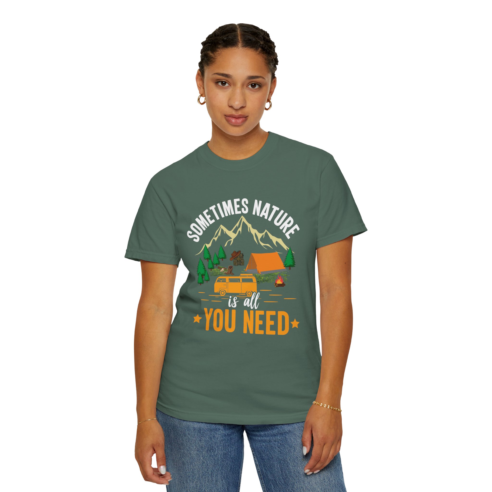 Adventure Awaits Unisex T-Shirt - Perfect for Camping, Nature Lovers, Outdoor Enthusiasts, Summer Festivals, Unique Gift Idea. - Image 20