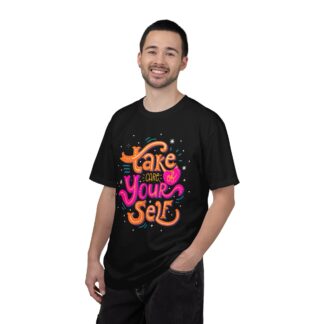 Stay positive tshirt for Self-Care & Wellness - Take Care of Yourself Unisex Tee - Image 2