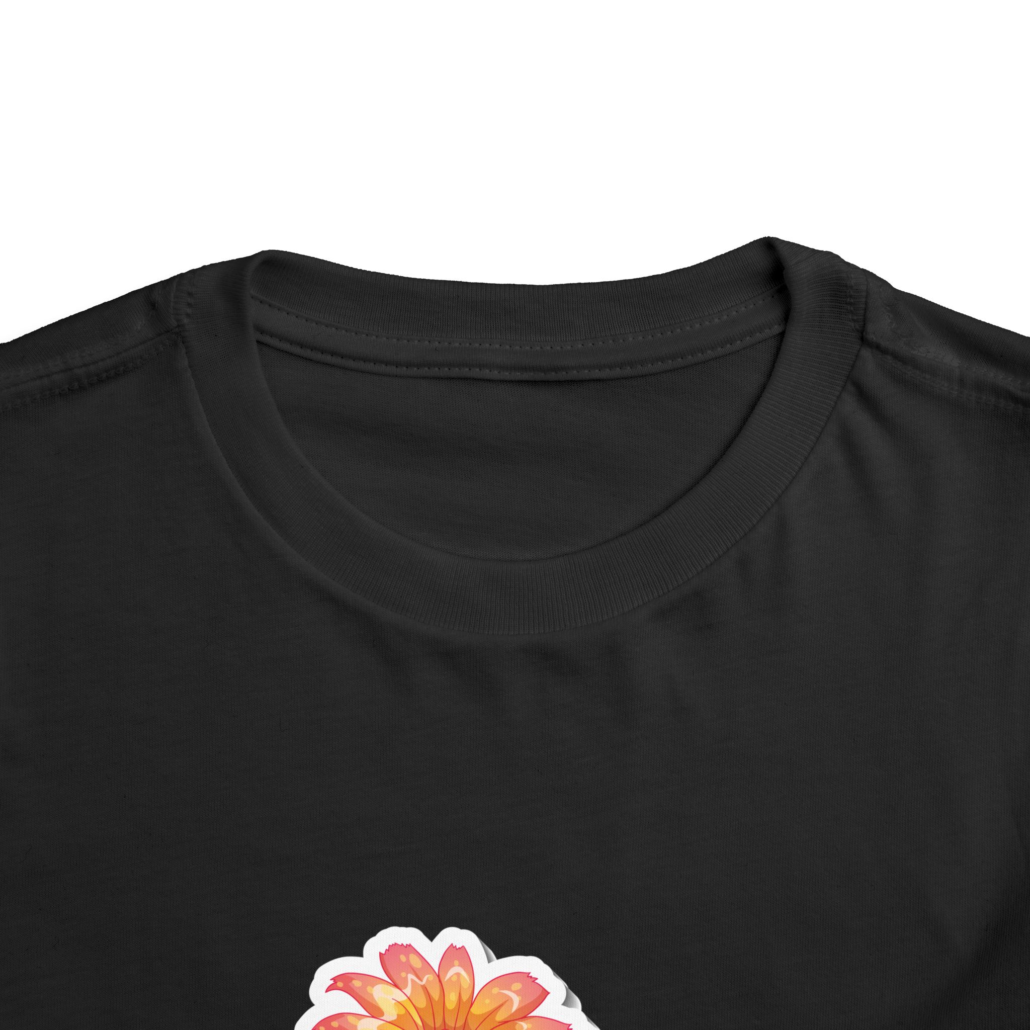 Blue Butterfly & Flower Toddler T-Shirt – Cute Nature Graphic Tee for Kids, Boys & Girls. - Image 12