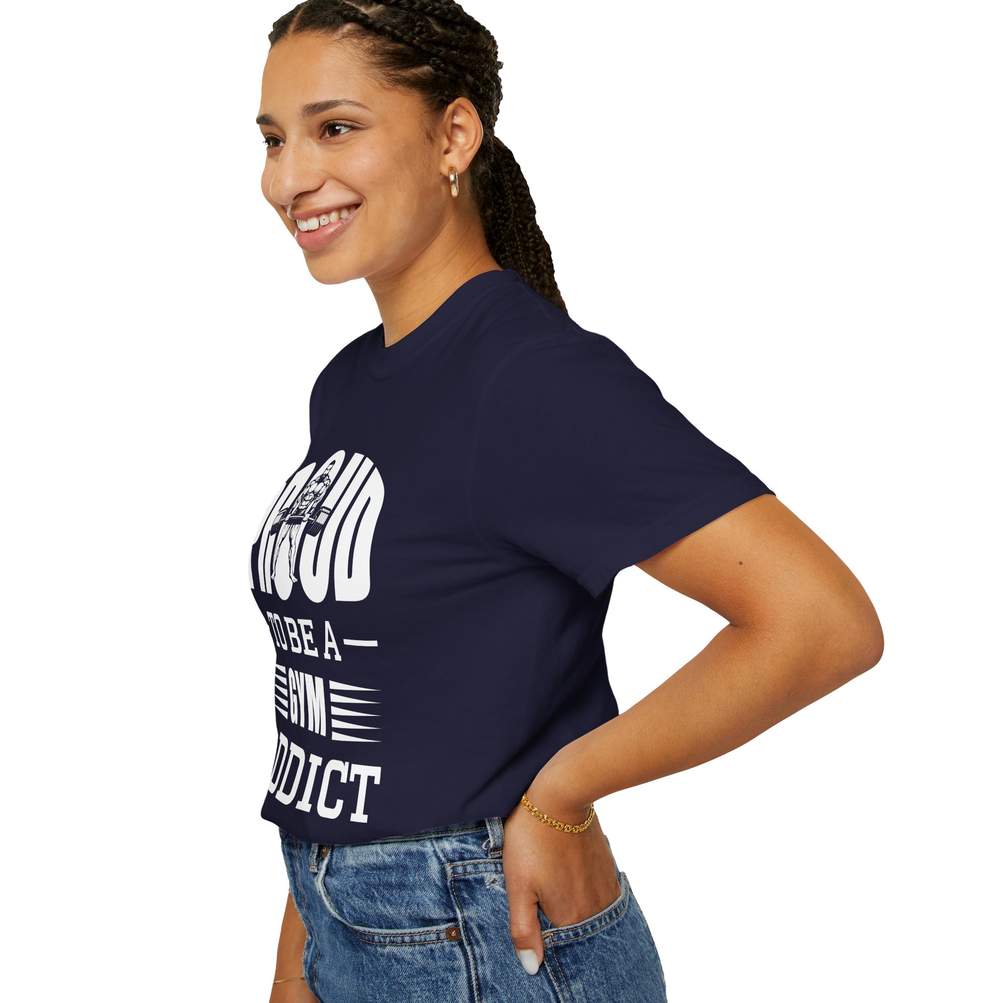 b2 - 6.20 - Proud to Be a Gym Addict T-Shirt – Bold Fitness Graphic Tee for Dedication, Strength & True Gym Lifestyle. - Image 21