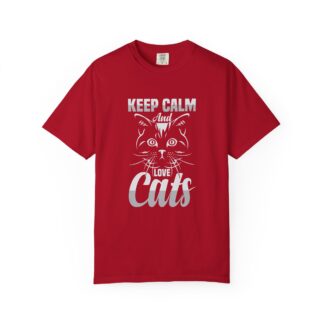C - 5.10b - Keep Calm and Love Cats T-Shirt.