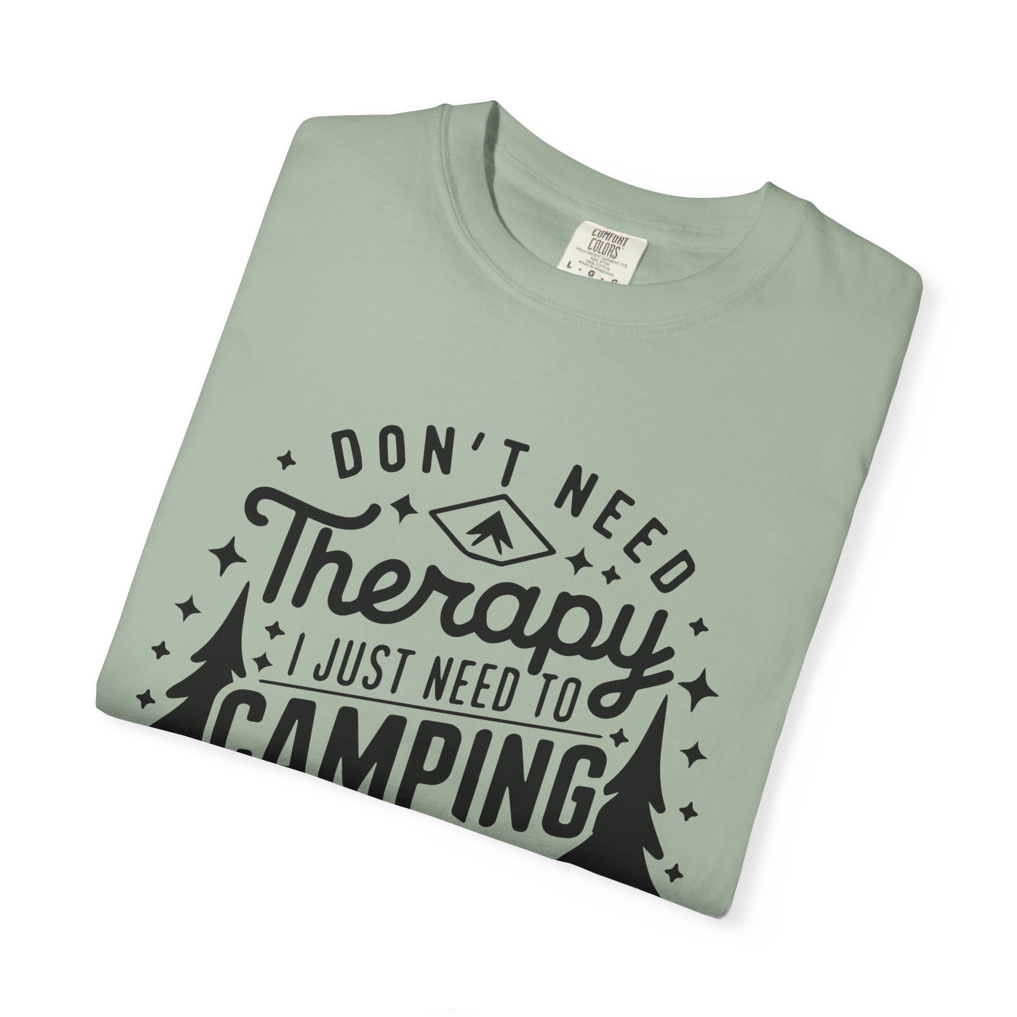 Camping Therapy T-Shirt | Unisex Garment-Dyed Tee for Outdoor Lovers, Perfect Gift for Campers, Nature Lovers, and Adventure Seekers. - Image 23
