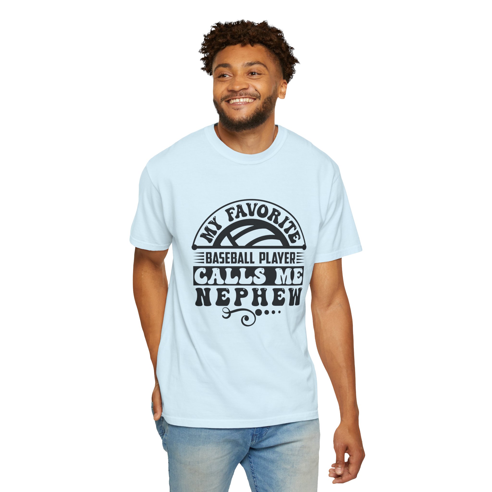 Unisex Baseball Nephew T-Shirt, Gift for Baseball Lovers, Sports Apparel, Family Shirt, Funny Nephew Tee. - Image 6